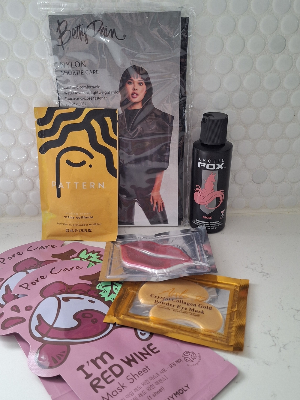 Arctic Fox Frosé Hair Dye, Betty Dain Cape & Pattern Beauty Bundle NEW